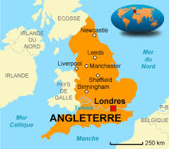 Londres carte Angleterre